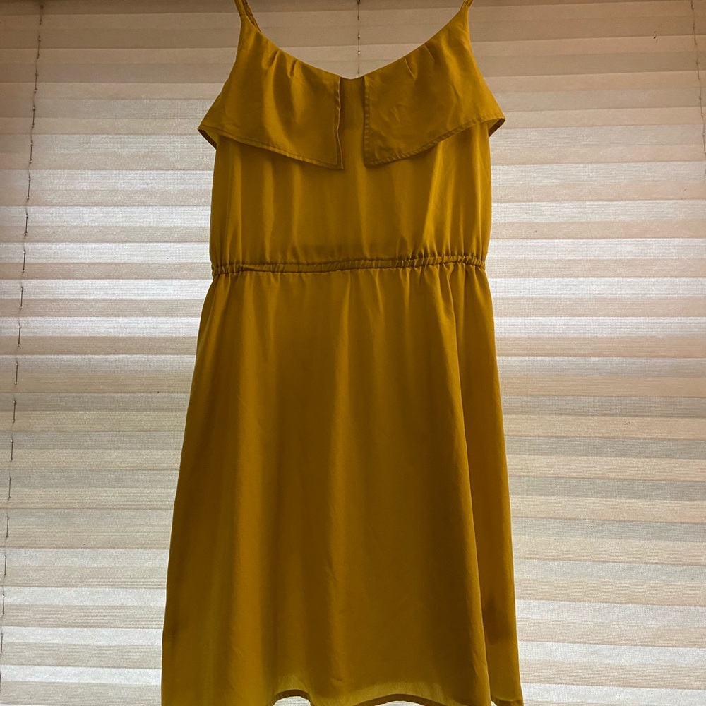 Fitted waist slip over dress
